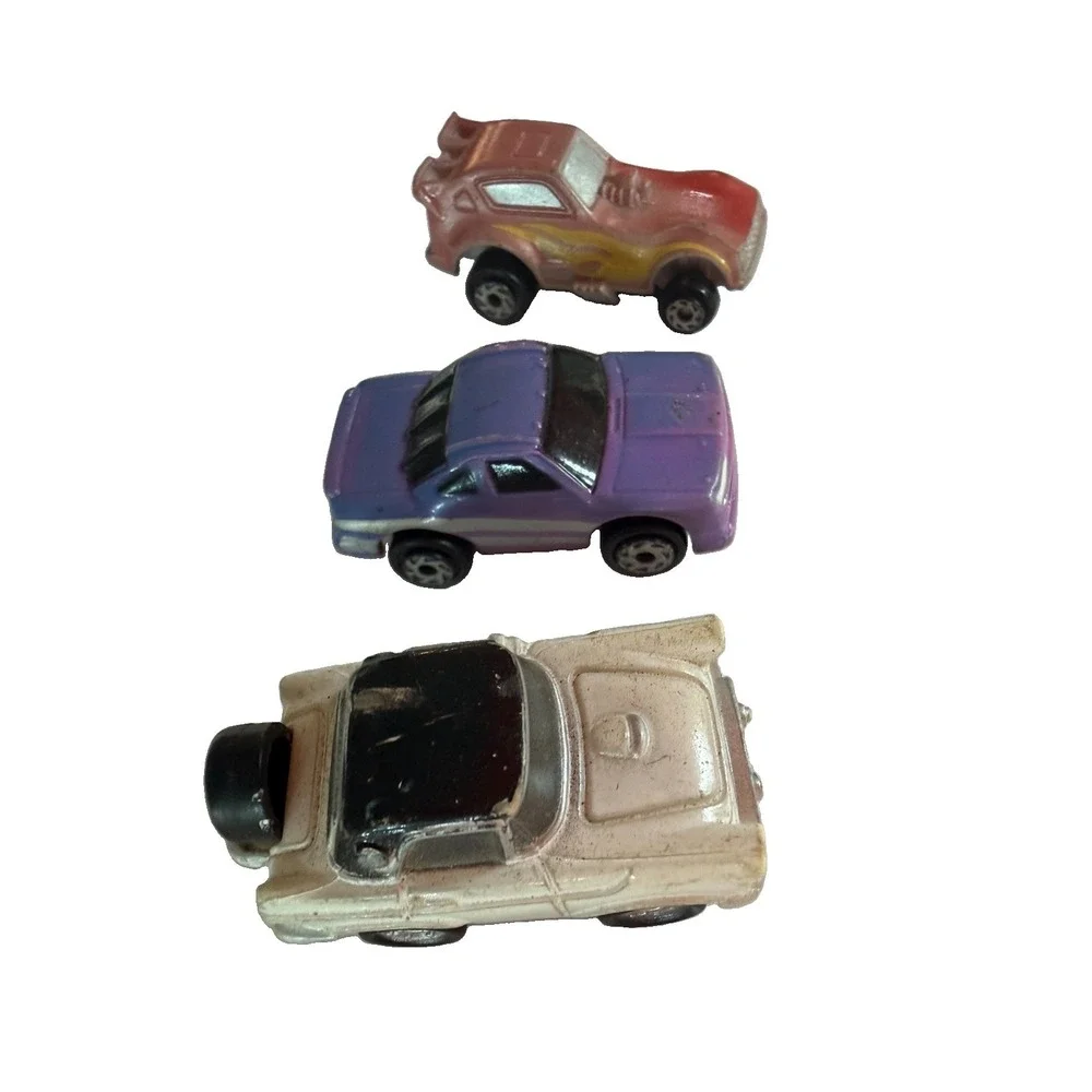 Vintage Micro Machines Galoob Lot 3 Thunderbird Hot Rod 1988 1990s